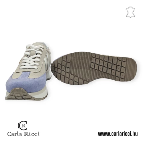 Carla Ricci bézs-fehér-kék sportcipő 36 méret