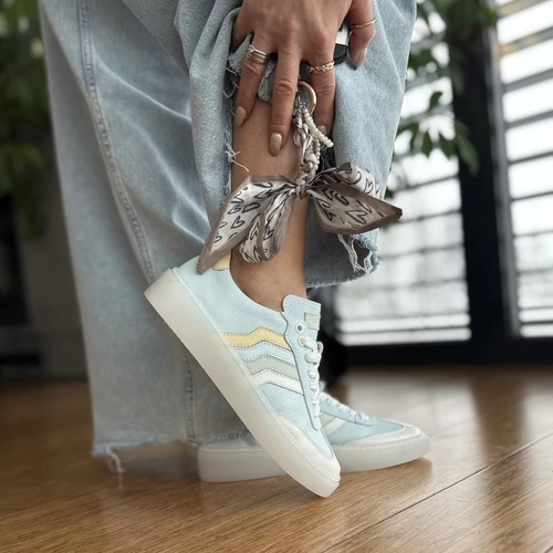 Carla Ricci kék-multicolor bőr sneaker