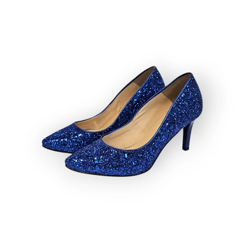 Carla Ricci 606 Kék Glitter cipő 