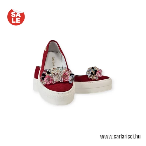 Carla Ricci 787-730 piros slipon