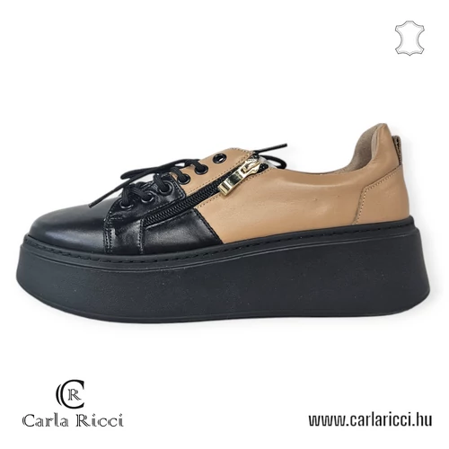 Carla Ricci 711 fekete camel sportcipő