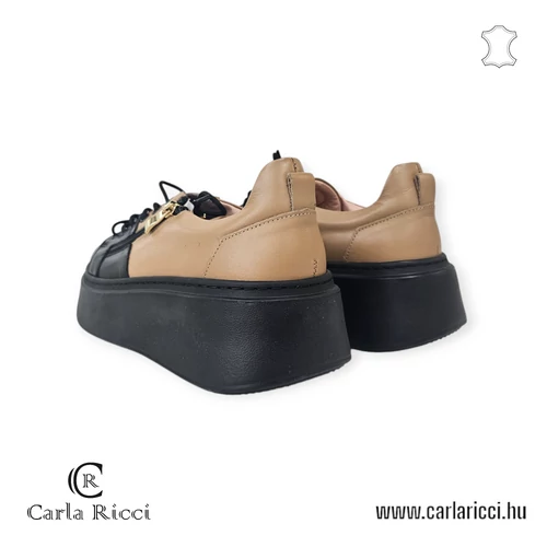 Carla Ricci 711 fekete camel sportcipő