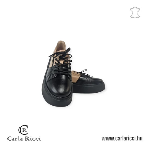 Carla Ricci 711 fekete camel sportcipő