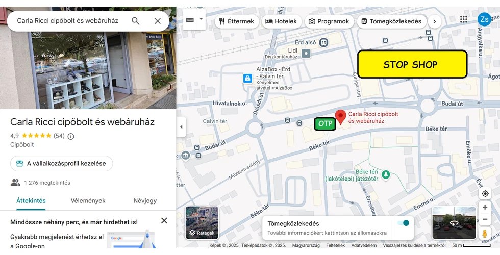 Carla Ricci Cipőbolt és webáruház